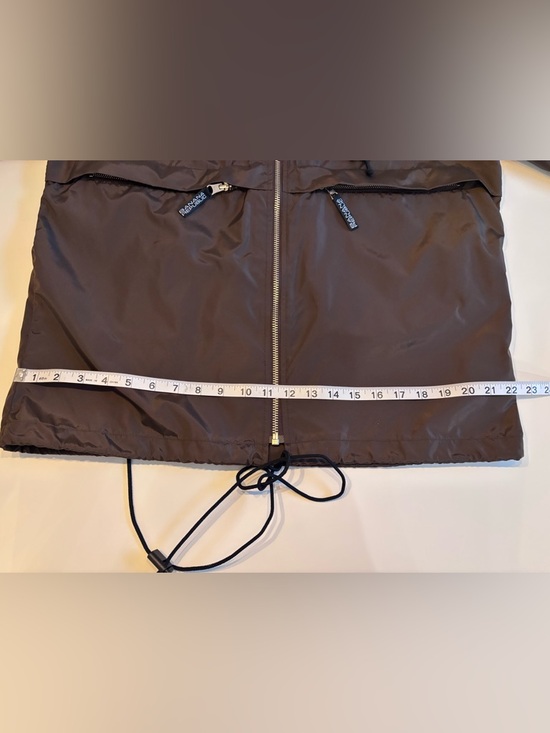 Banana Republic Men's Small  Brown Hooded Windbreaker - Picture 14 of 15